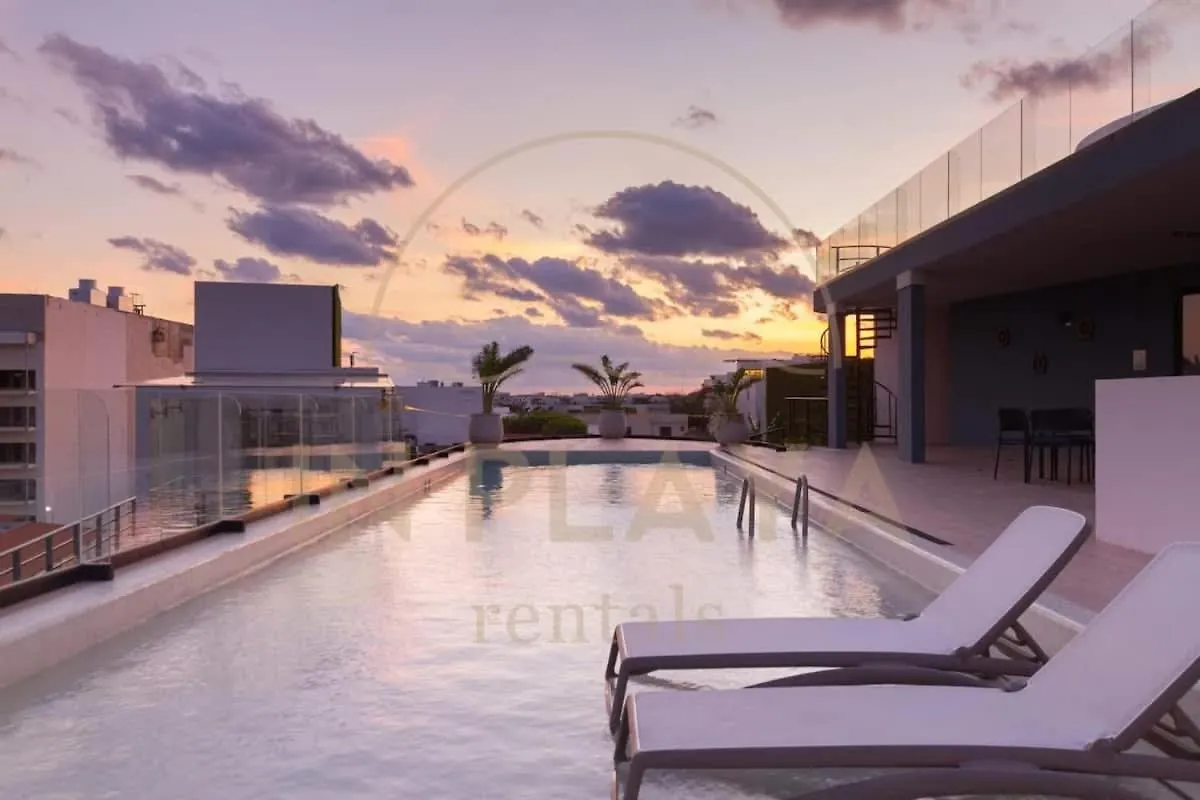 Apartment Luxury 1Br, 200M From The Beach Rooftop Ocean View Playa del Carmen
