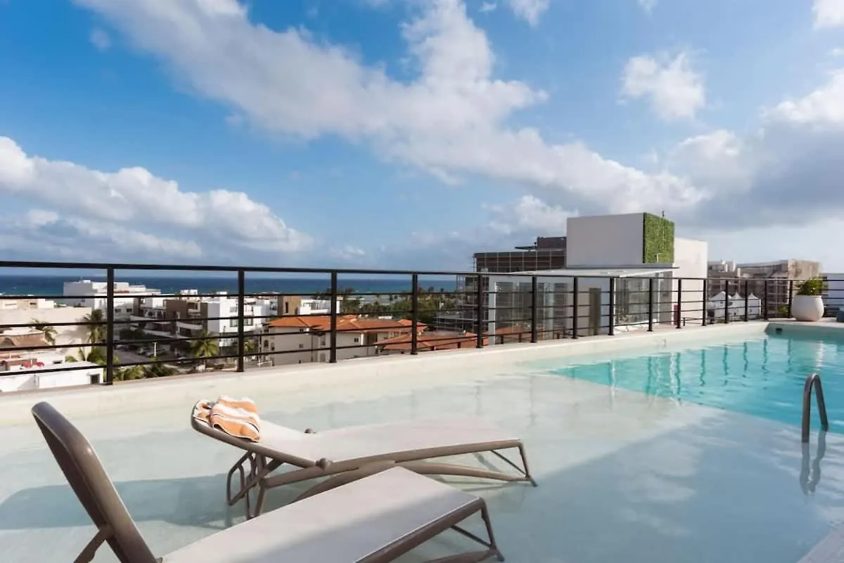 Luxury 1Br, 200M From The Beach Rooftop Ocean View Playa del Carmen