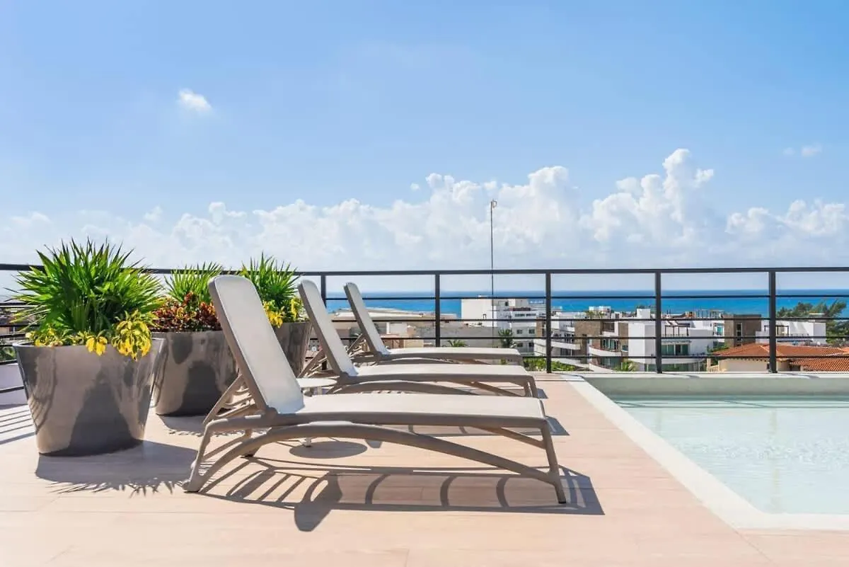 Apartment Luxury 1Br, 200M From The Beach Rooftop Ocean View Playa del Carmen Mexico